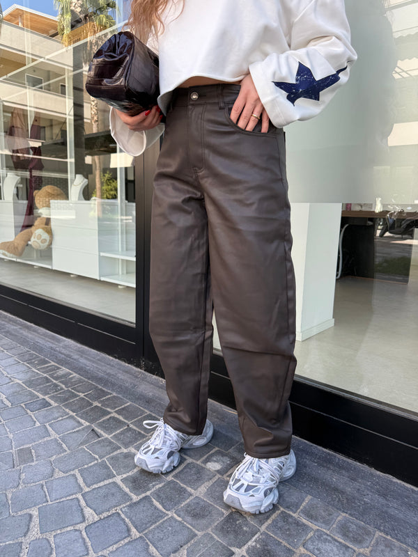 Pantalone ballon ecopelle