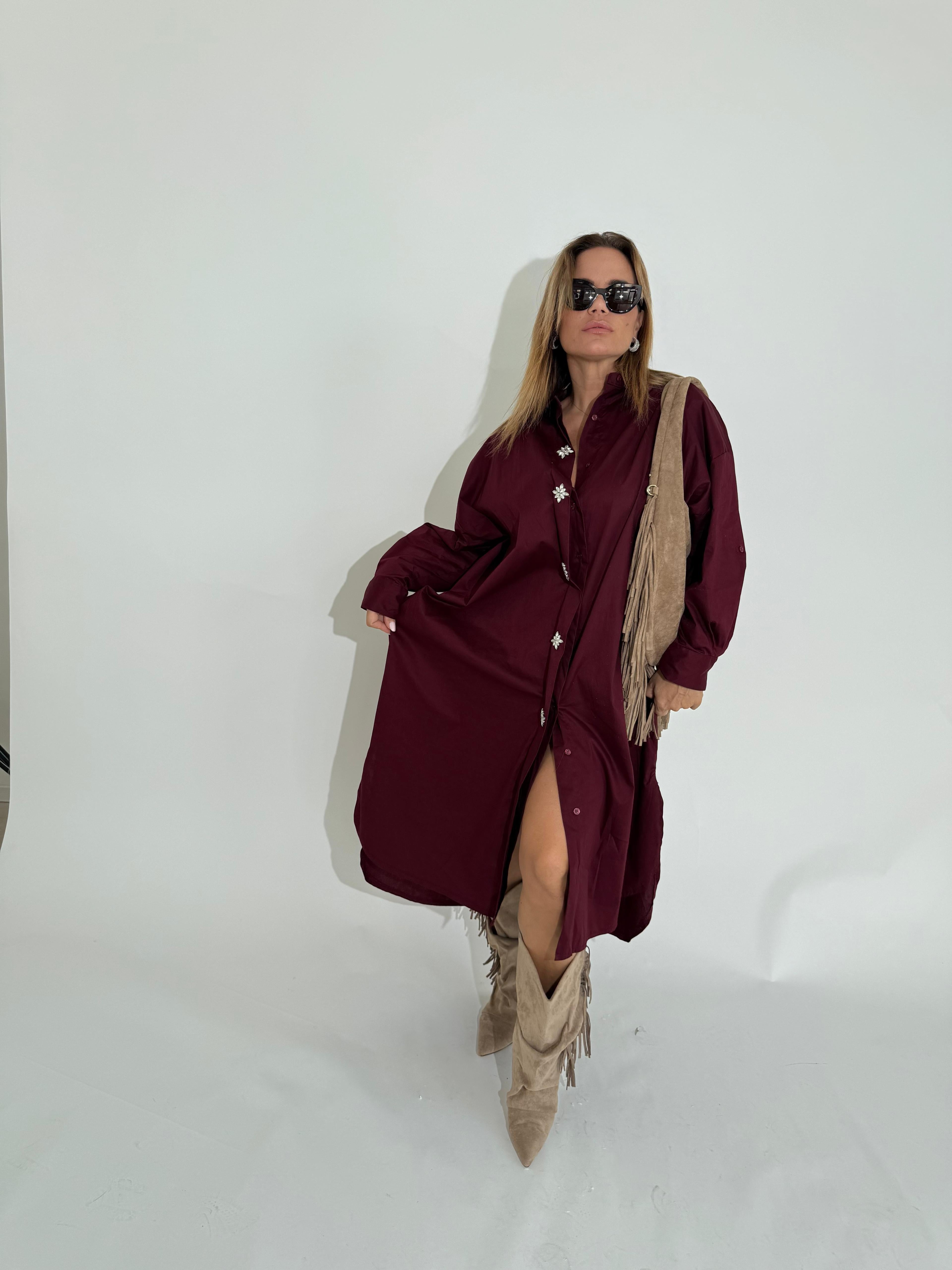 Maxi camicia luxury