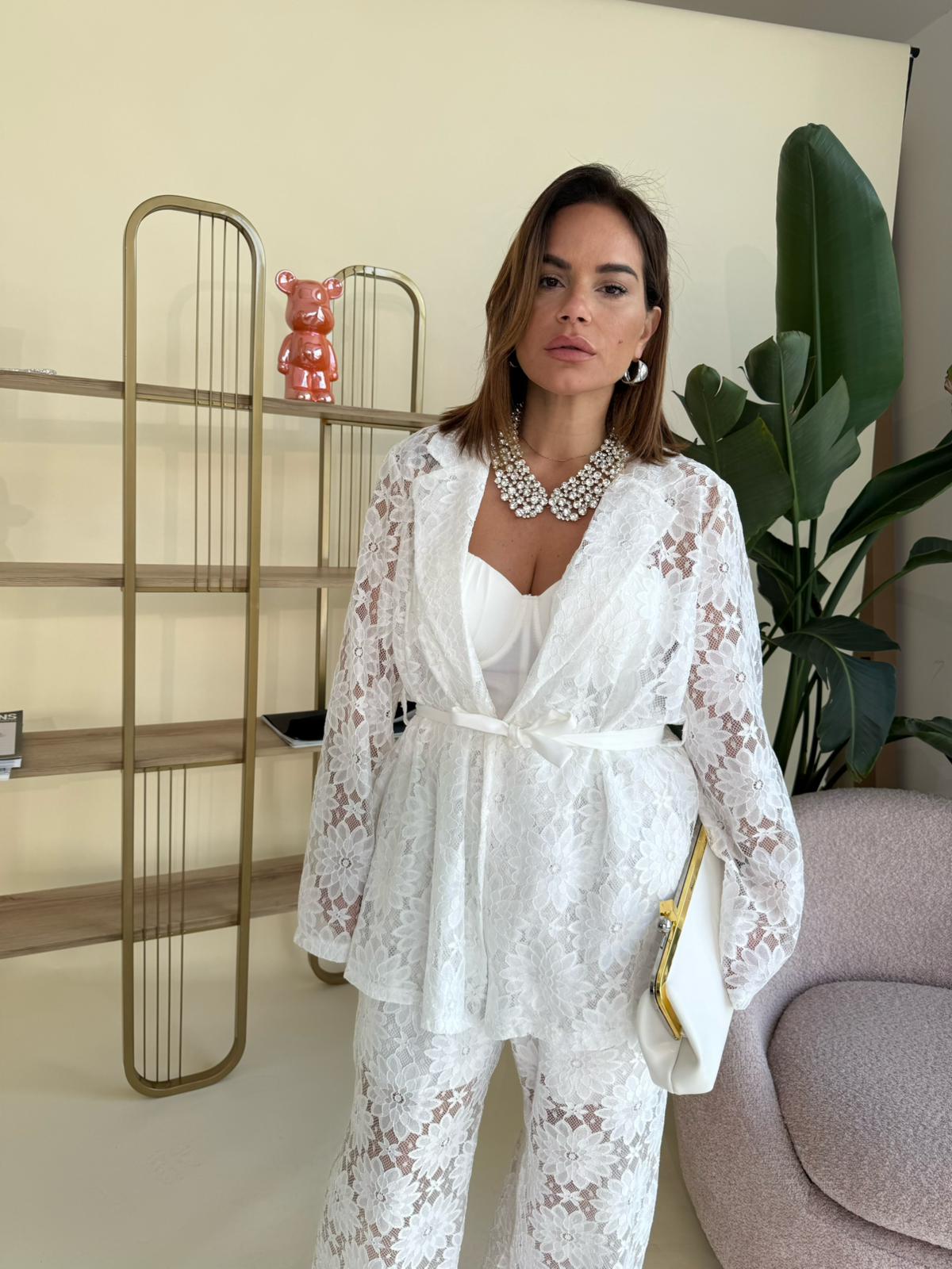 Tailleur merletto curvy