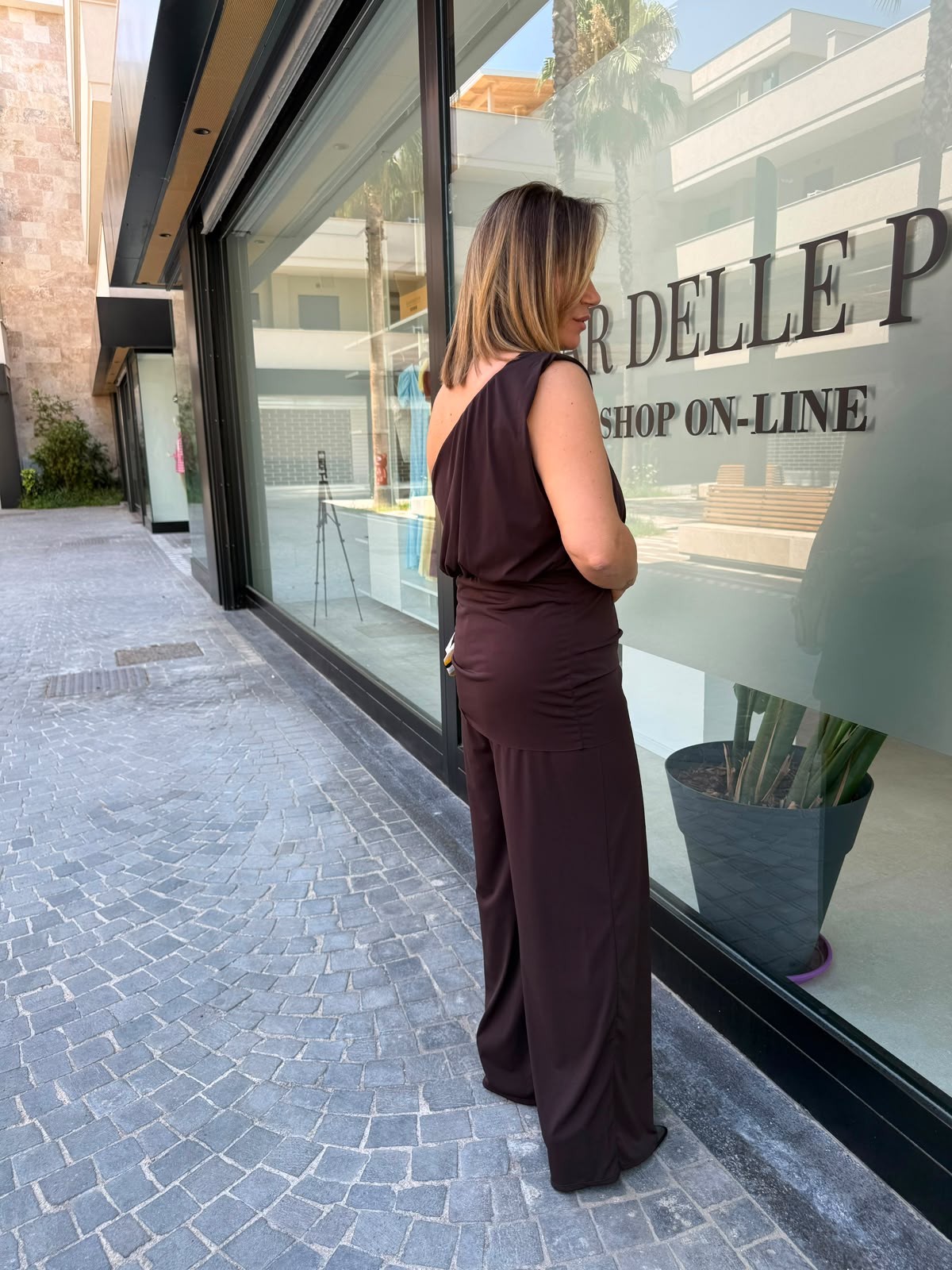 Tuta intera effetto gonna curvy