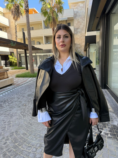 Body effetto camicia curvy