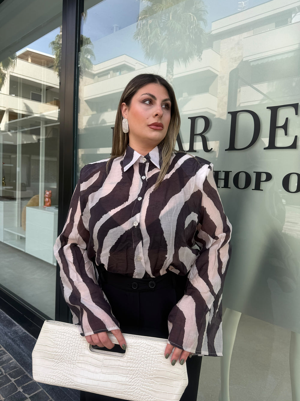 Camicia fantasia zabrata