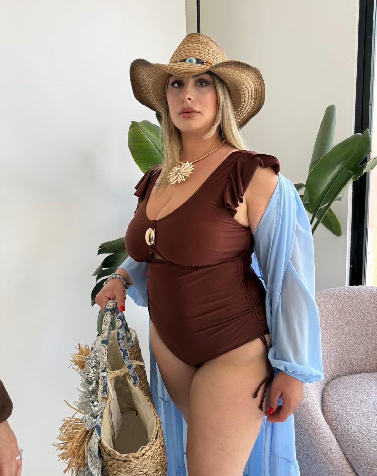 Costume intero brown curvy