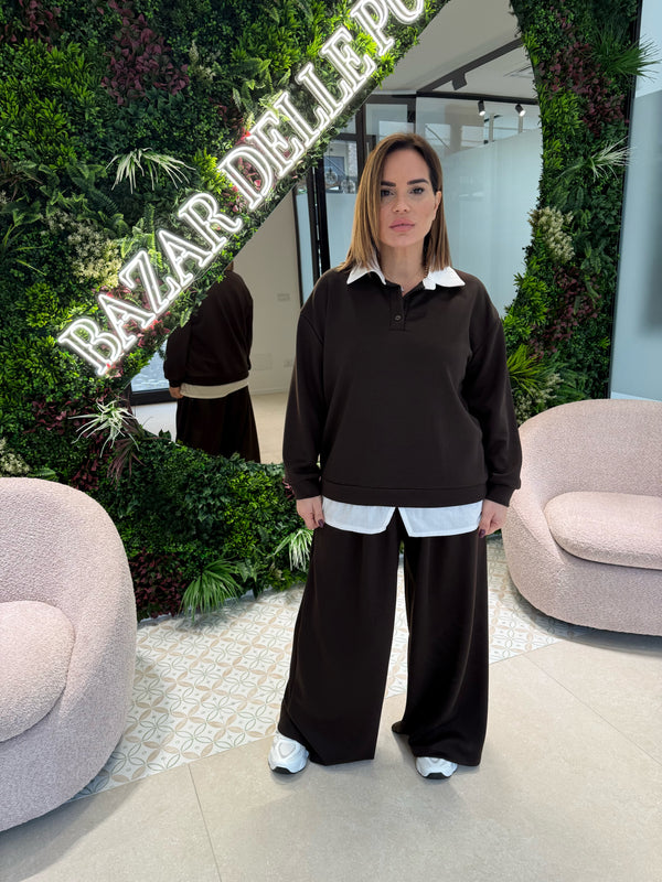 Cordset tuta con camicia curvy