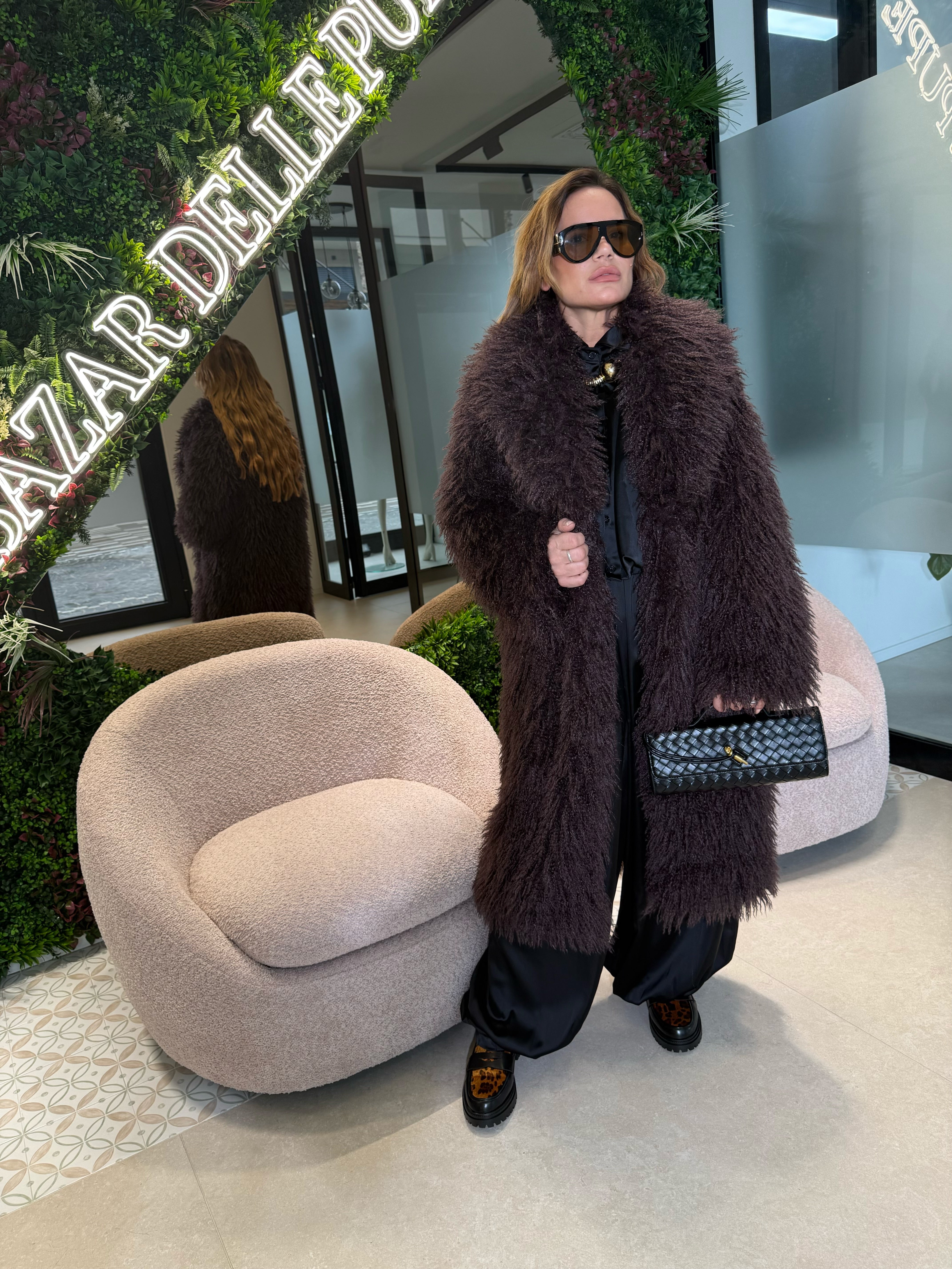 Pelliccia lunga teddy