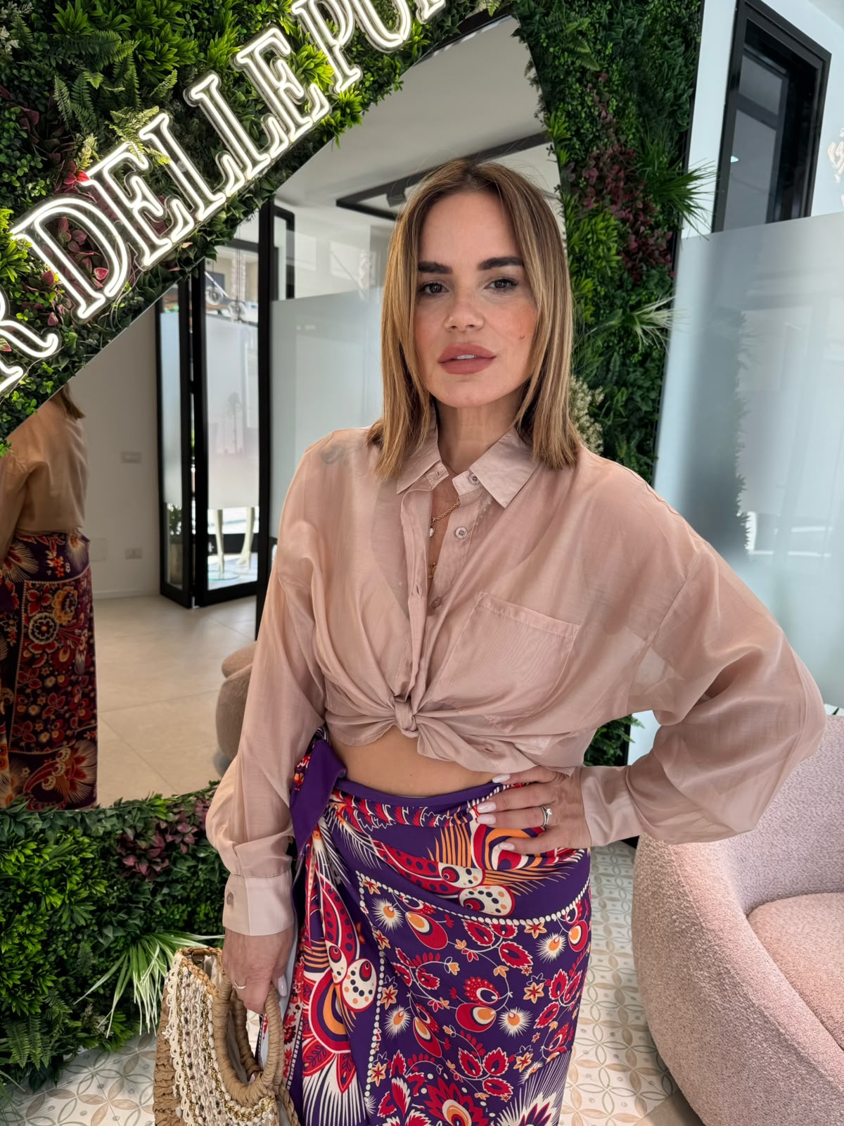 Camicia velata curvy
