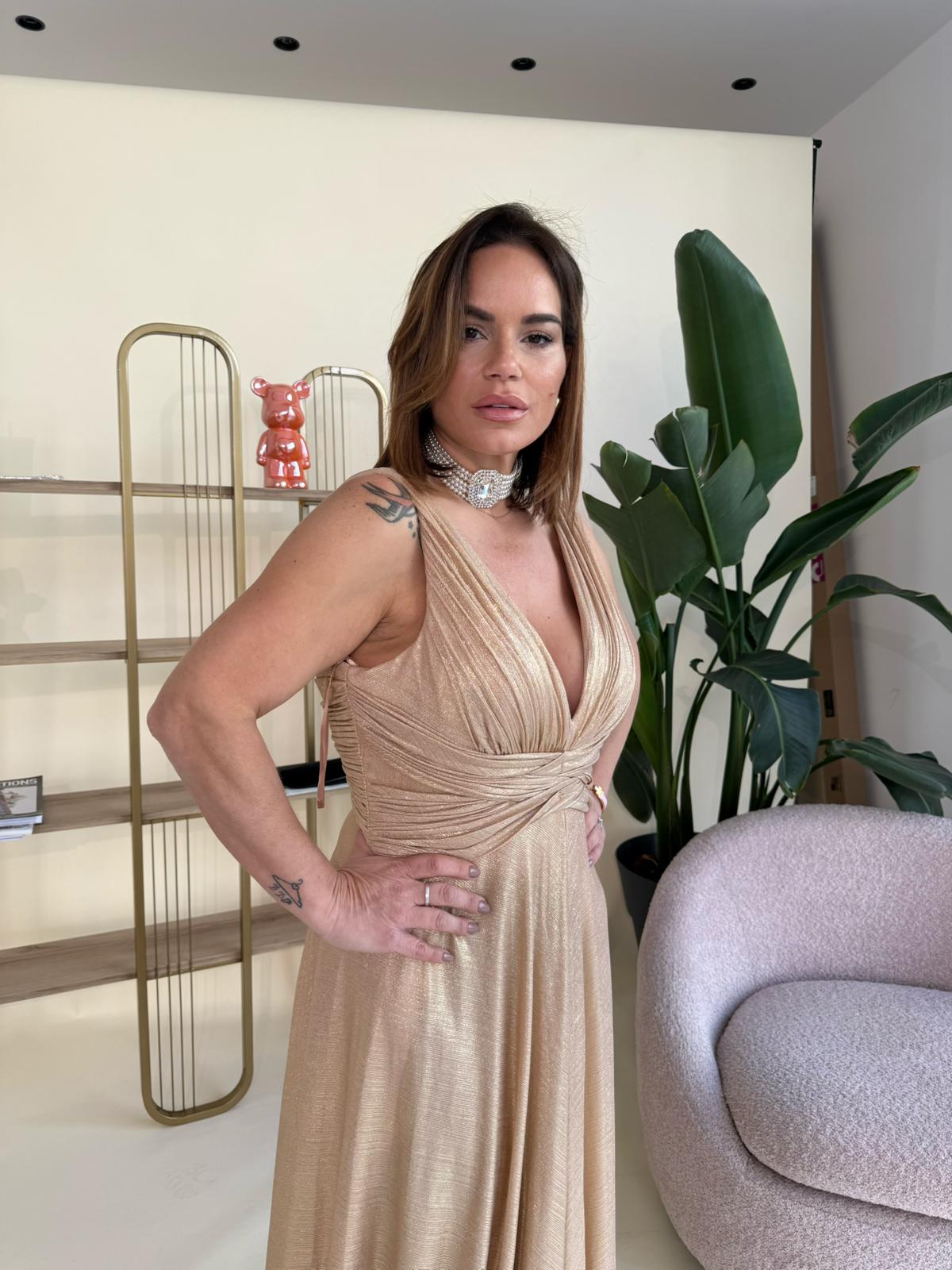 Abito da cerimonia lurex curvy
