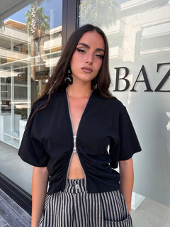 Maglia con zip