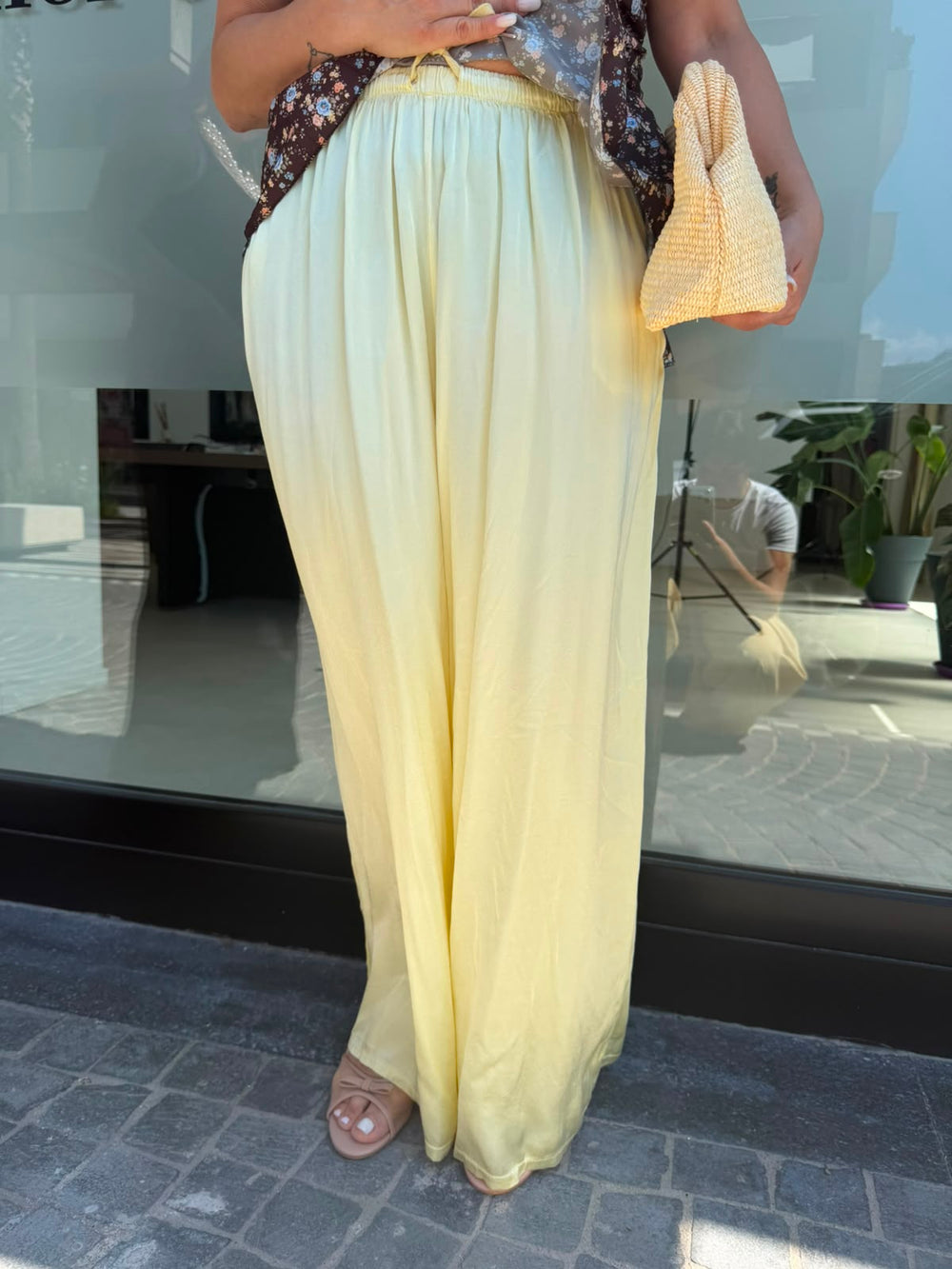Pantalone satin curvy