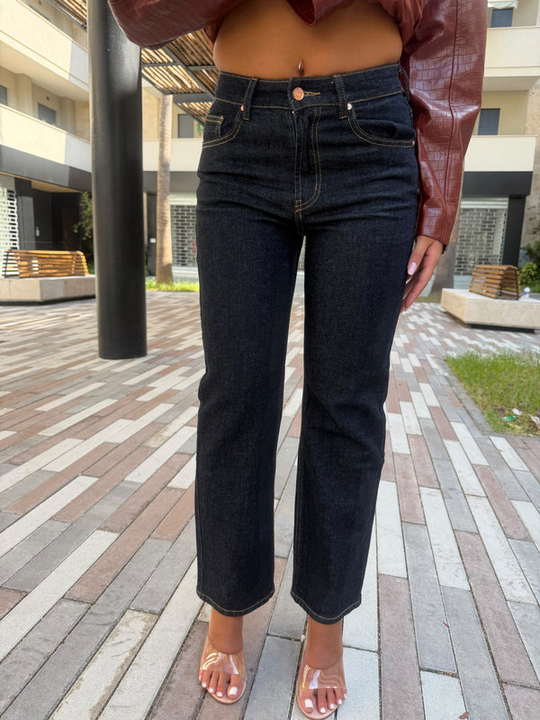 Jeans cuciture camel
