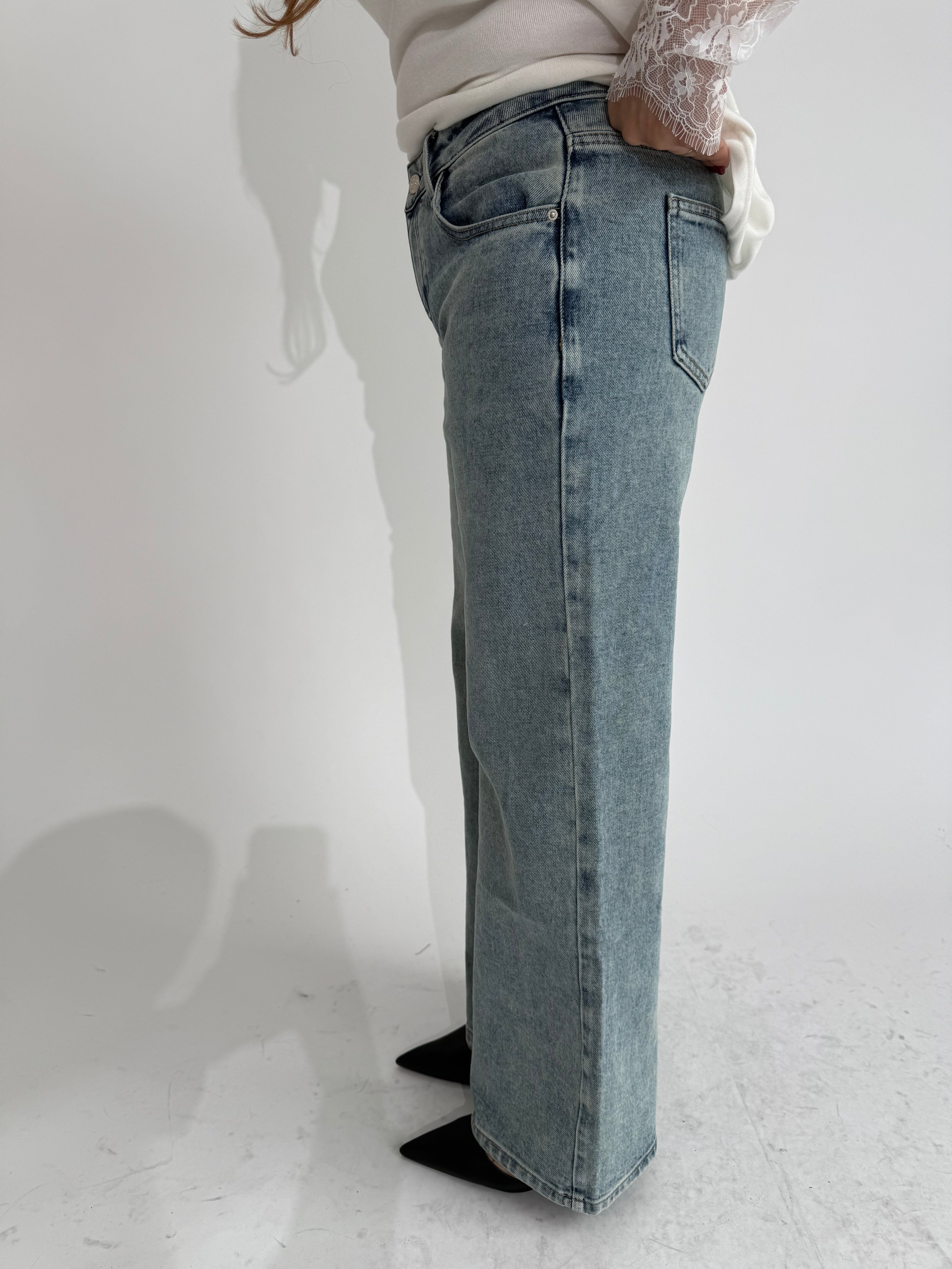 Jeans palazzo curvy