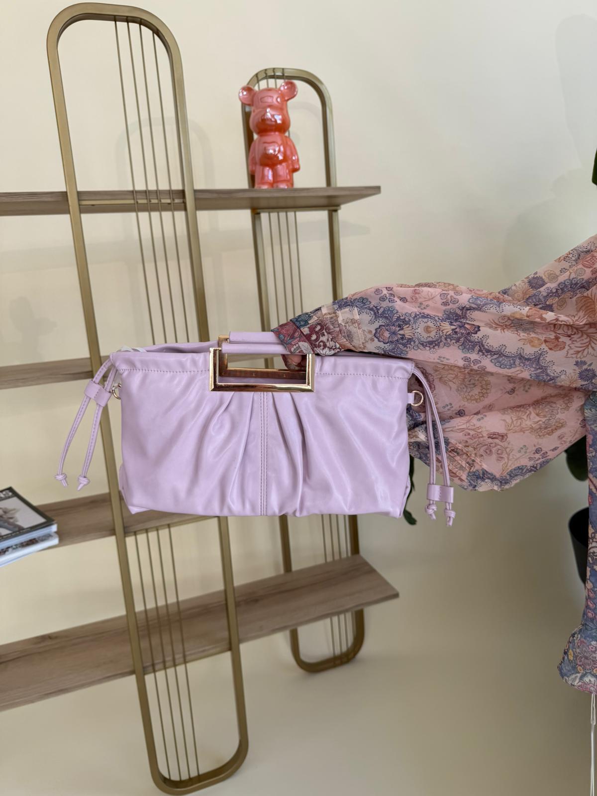 Borsa rettangolare lilla