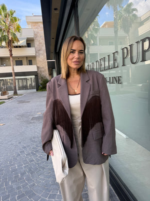Giacca con frange by Lumina