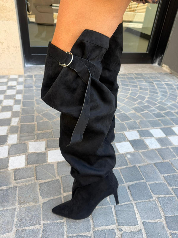 Stivale texano drappeggiato