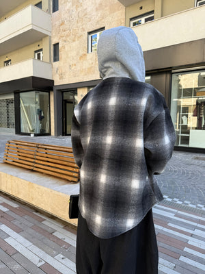 Camicia in panno a quadri
