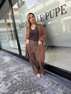 Cardigan lungo orso curvy