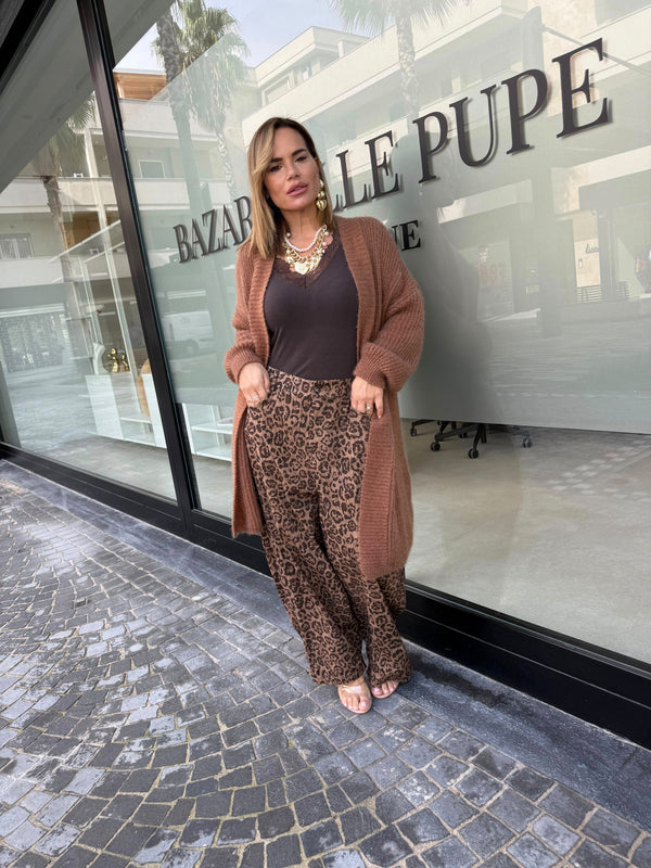 Cardigan lungo orso curvy