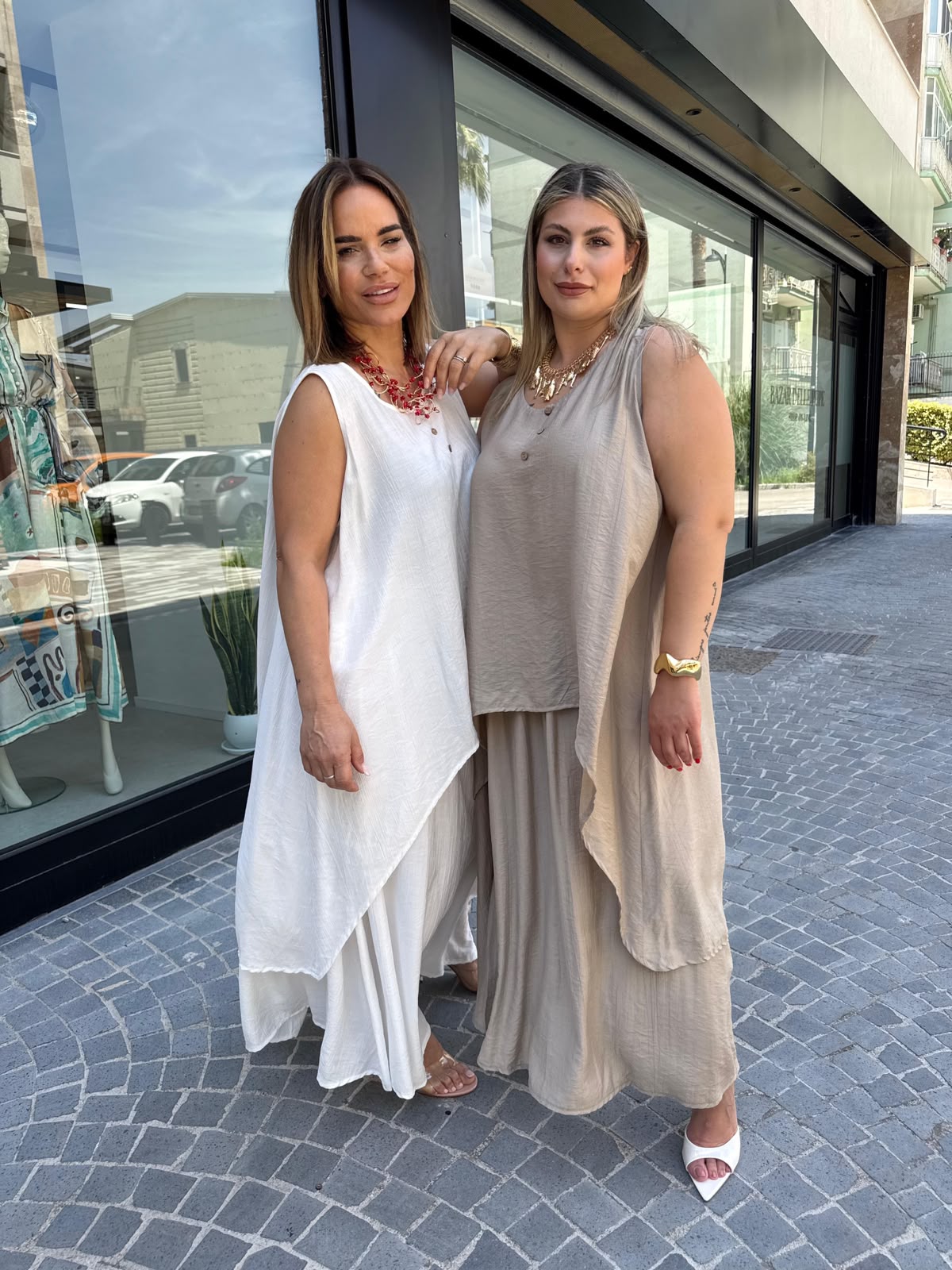 Cordset gonna e casacca curvy