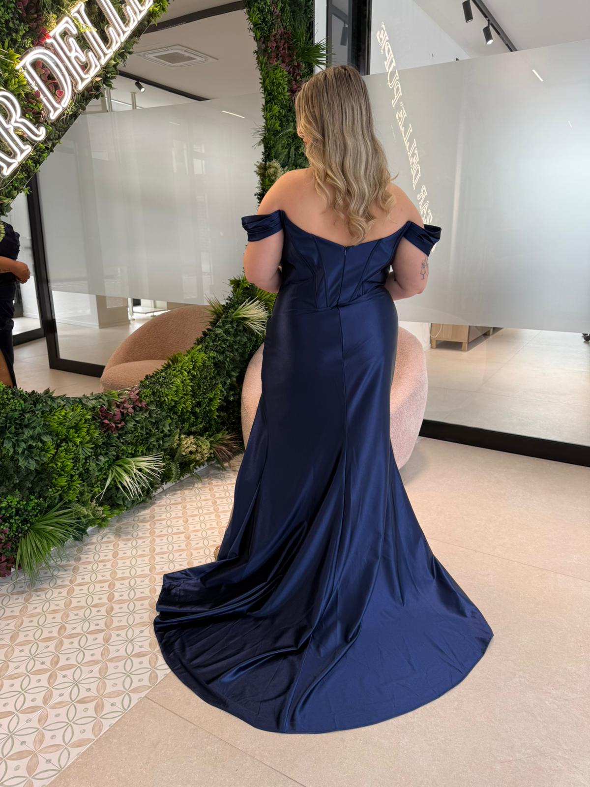 Abito cerimonia sirena curvy