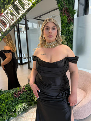 Abito cerimonia sirena curvy