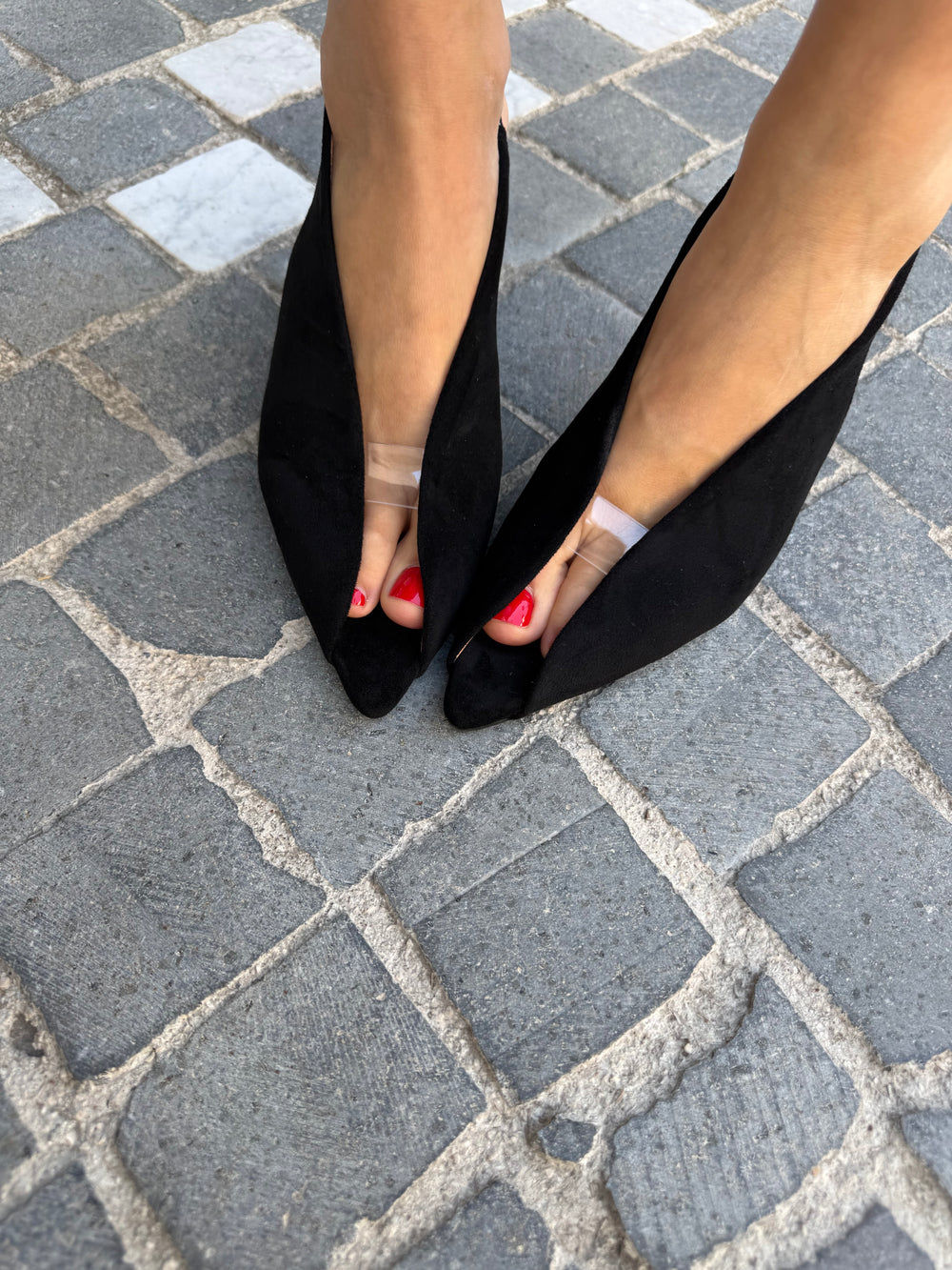 Décolleté fascia trasparente