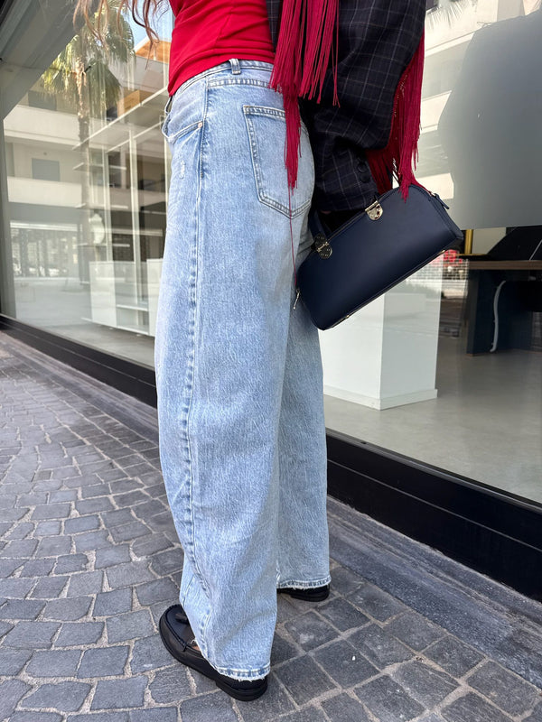 Jeans basic chiaro ballon