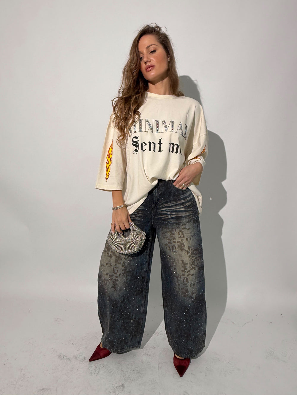T-shirt fuoco by Minimal Couture