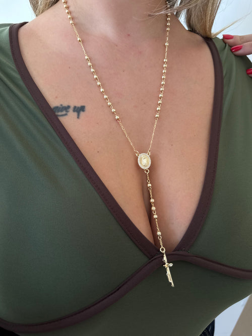 Collana rosario gold