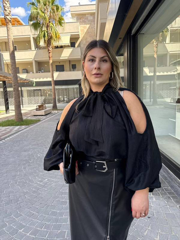 Camicia satinata