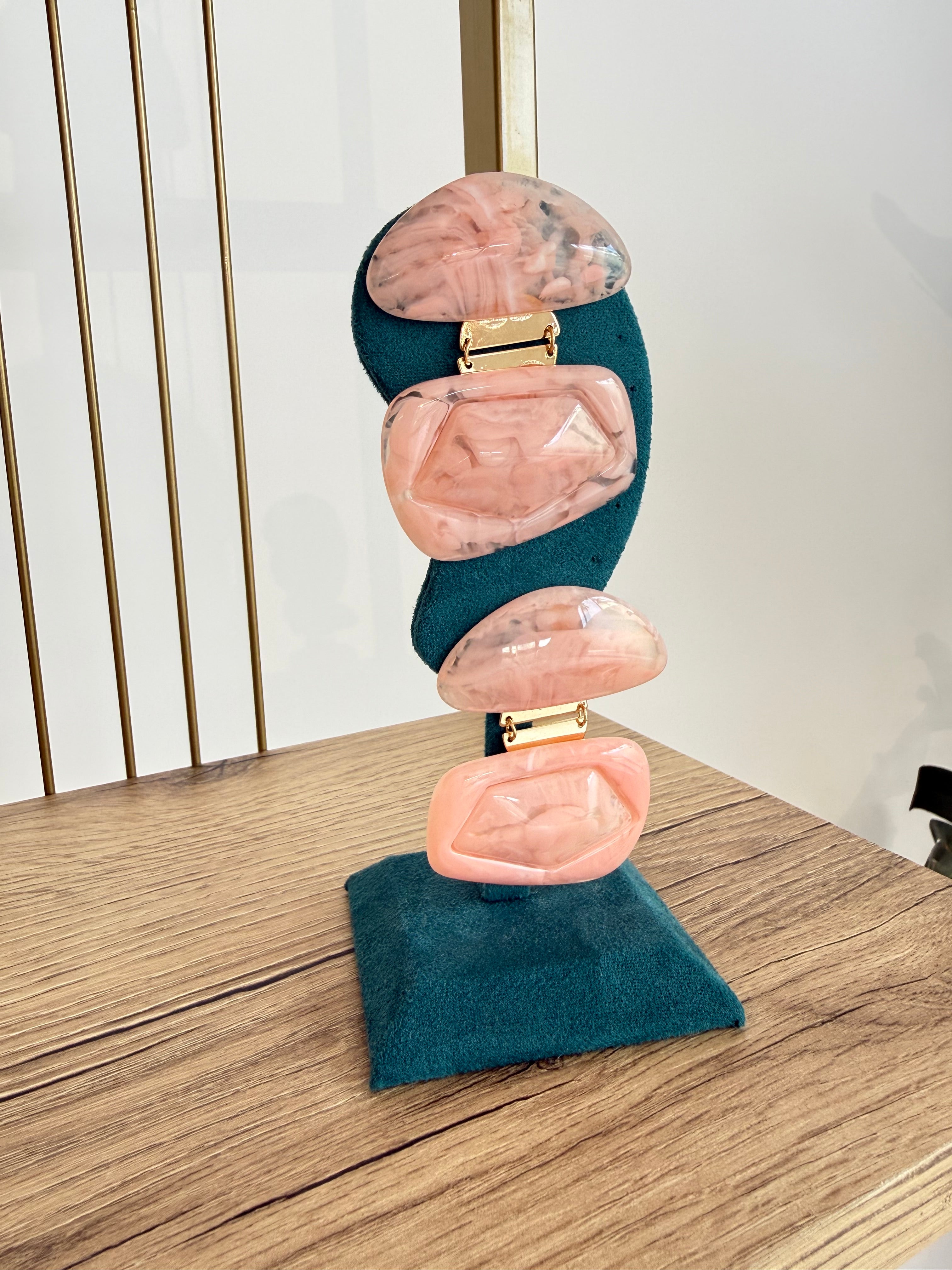 Orecchini doppia pietra