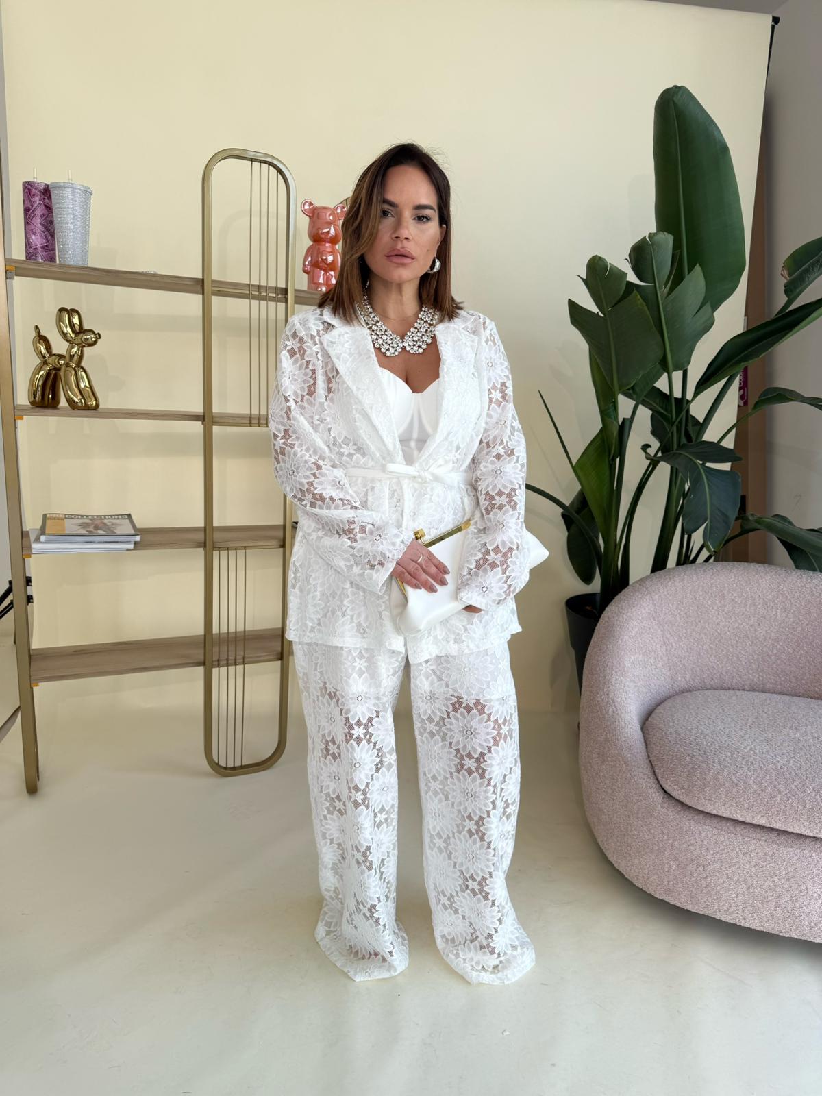 Tailleur merletto curvy