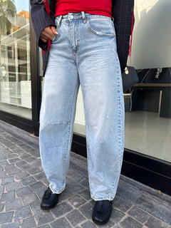 Jeans basic chiaro ballon
