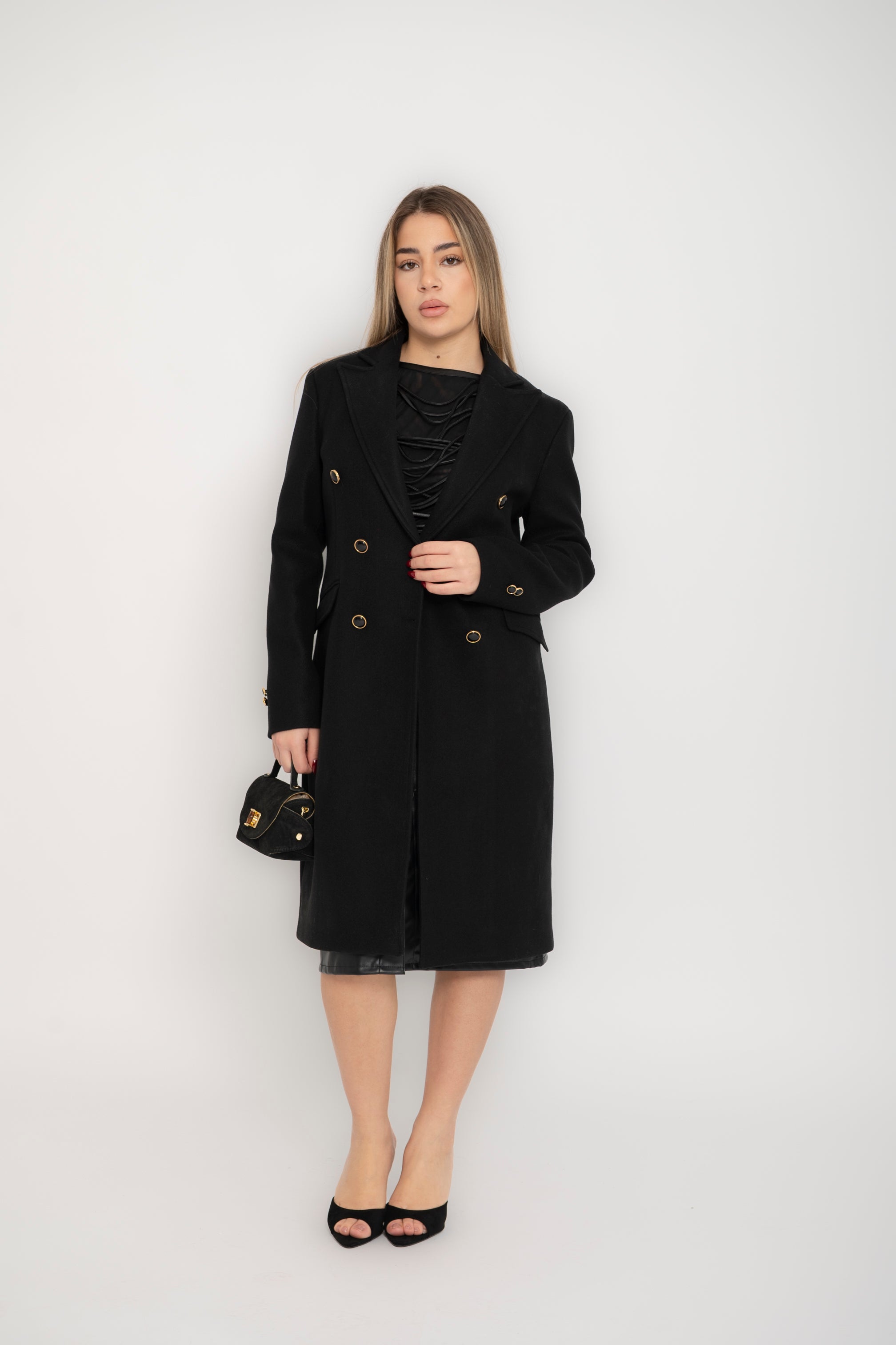 Cappotto doppiopetto Britney