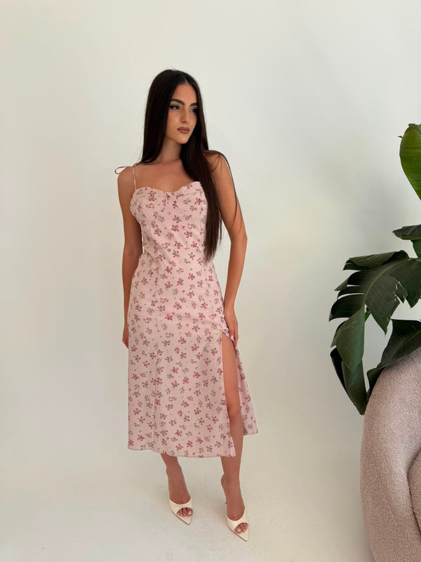 Abito midi floral