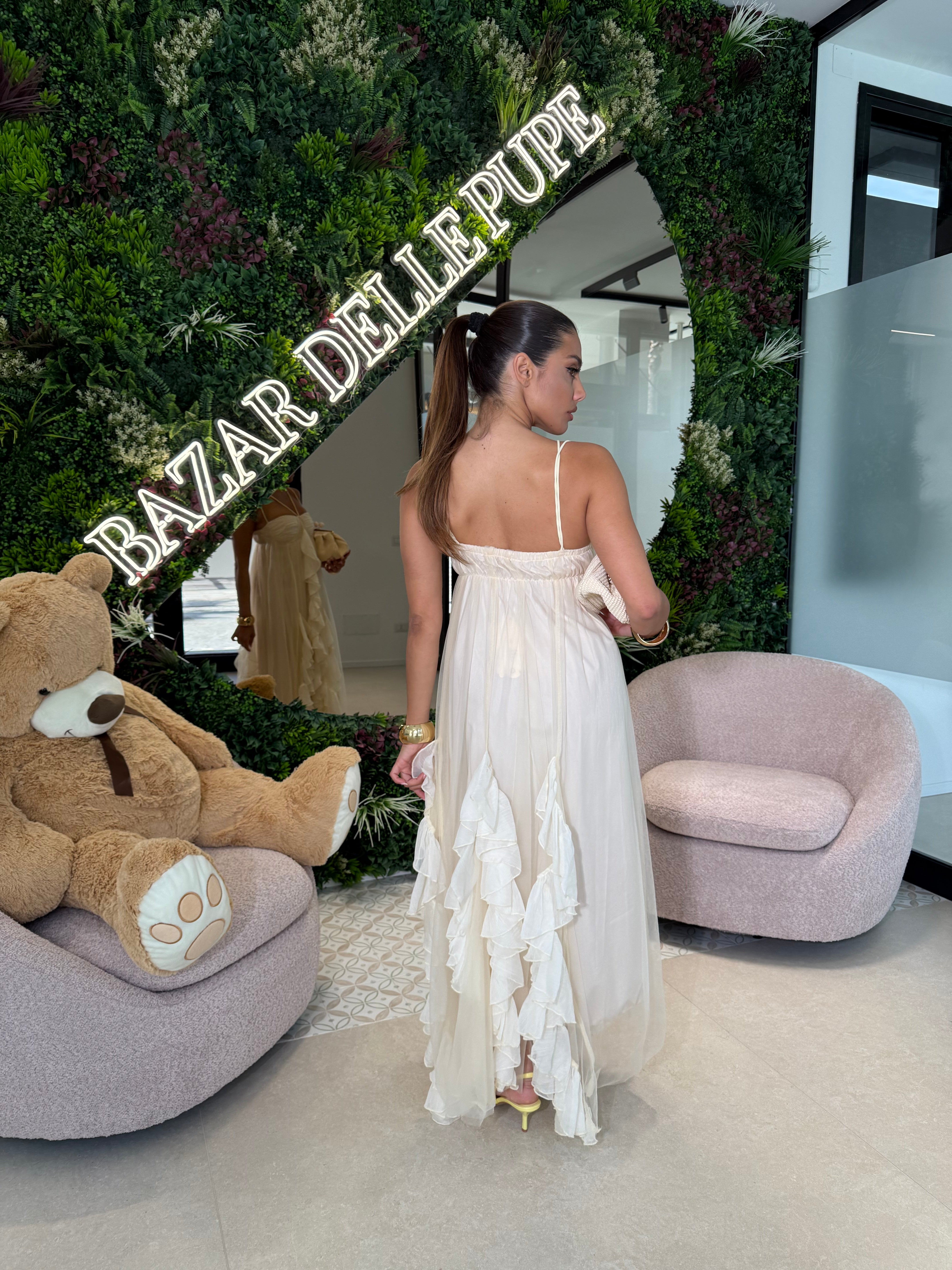Abito in tulle con bustino