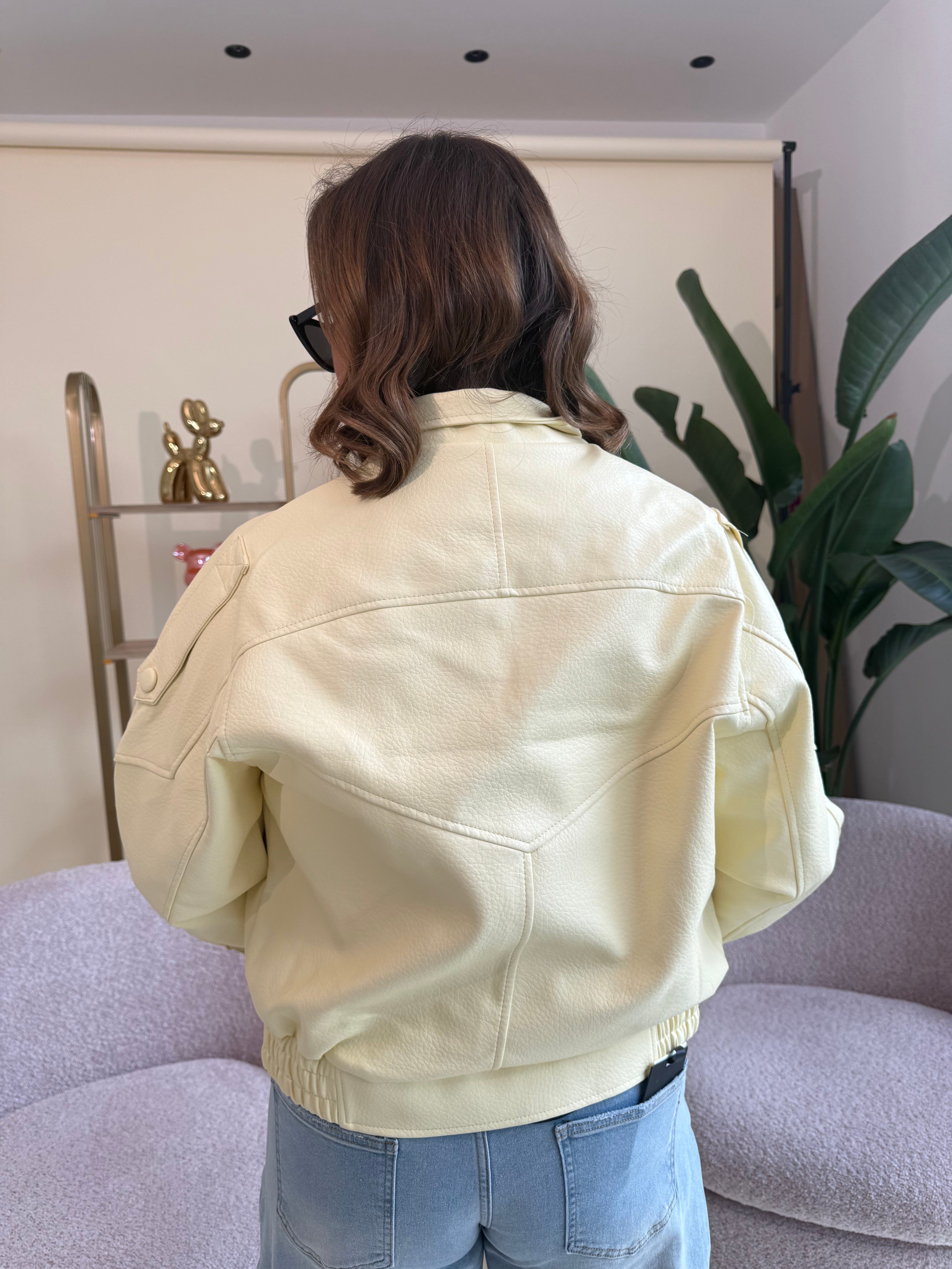 Chiodo bomber ecopelle Zarah