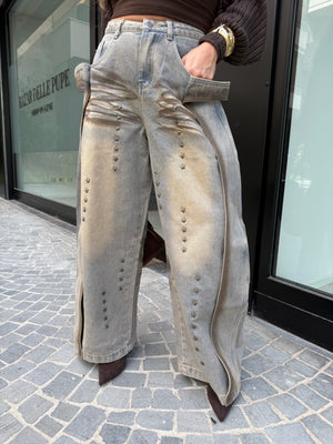 Jeans sfumato stella