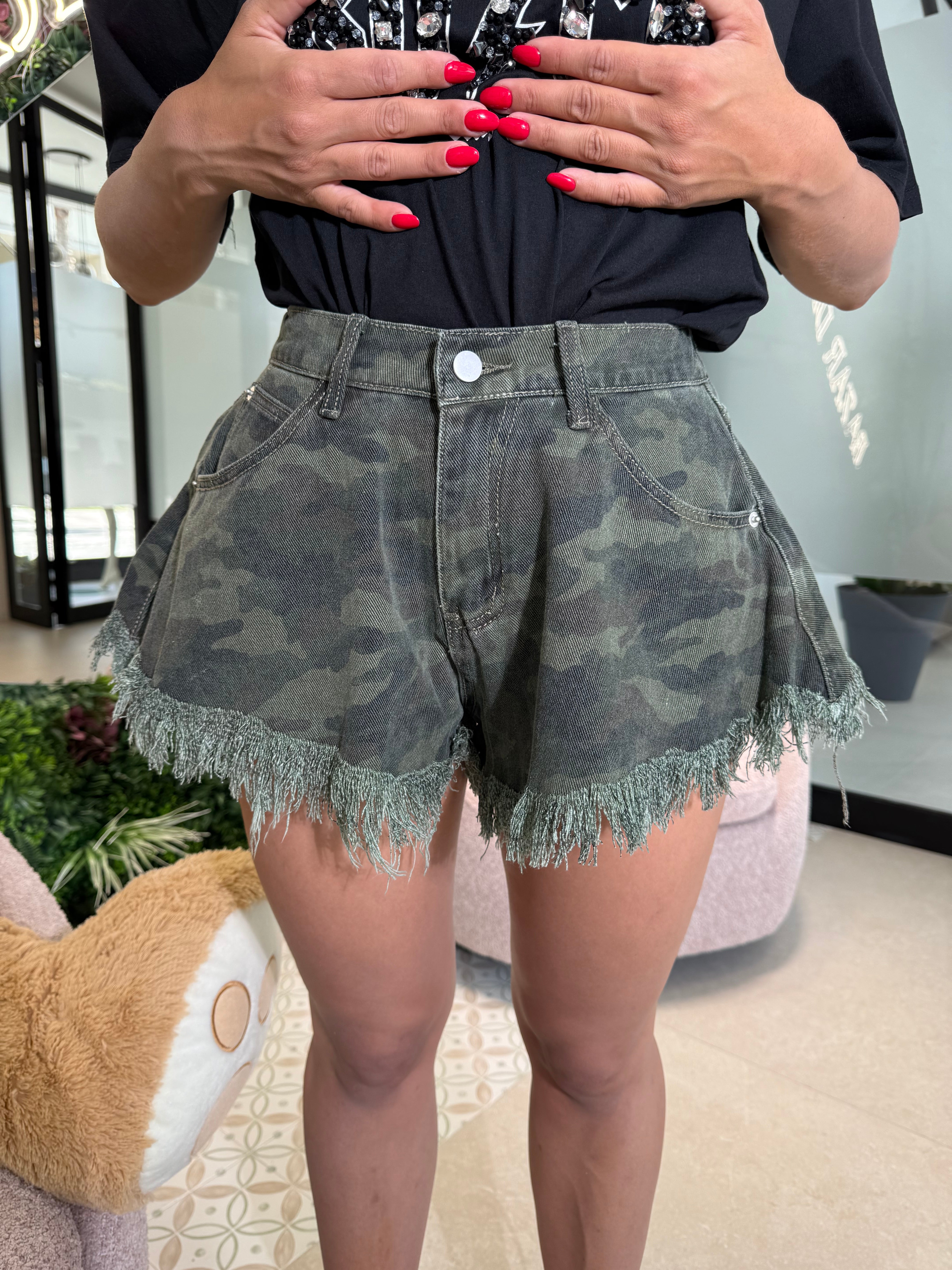 Pantaloncino farfalla mimetico
