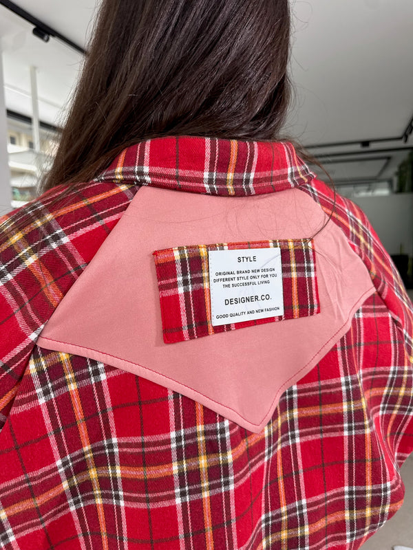 Camicia a quadroni red