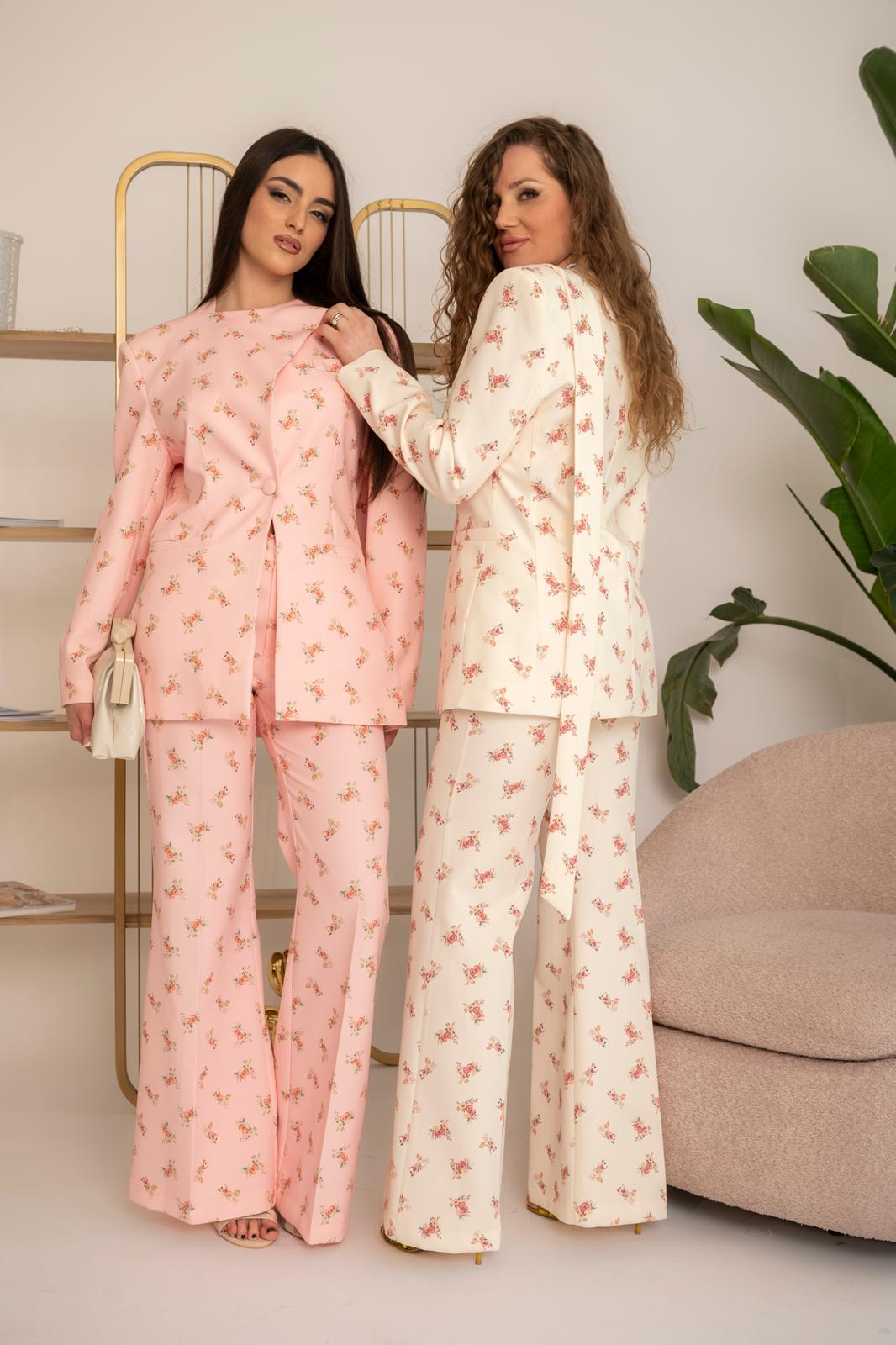 Tailleur micro fiori by Lumina