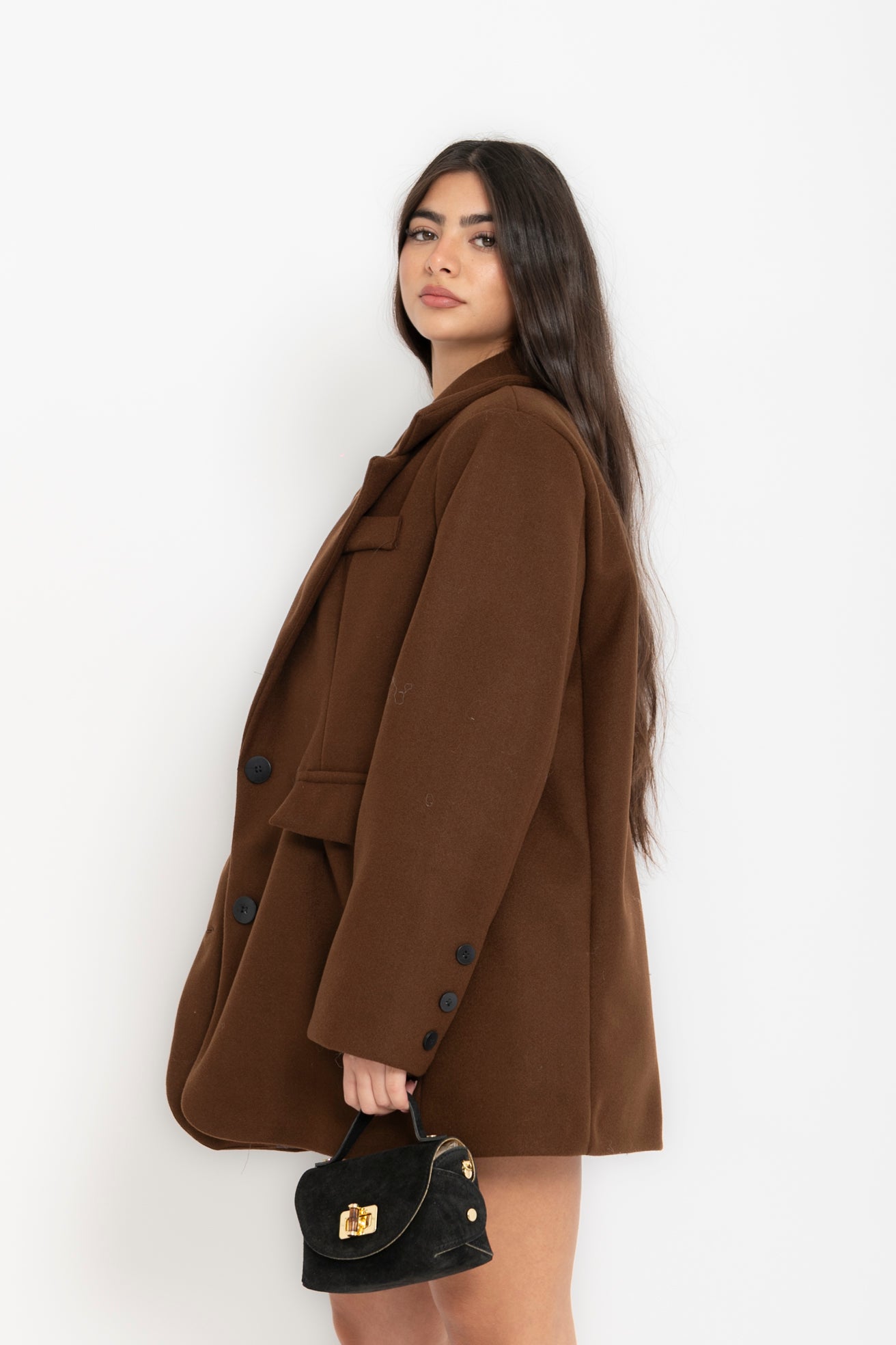 Giacca cappotto in panno