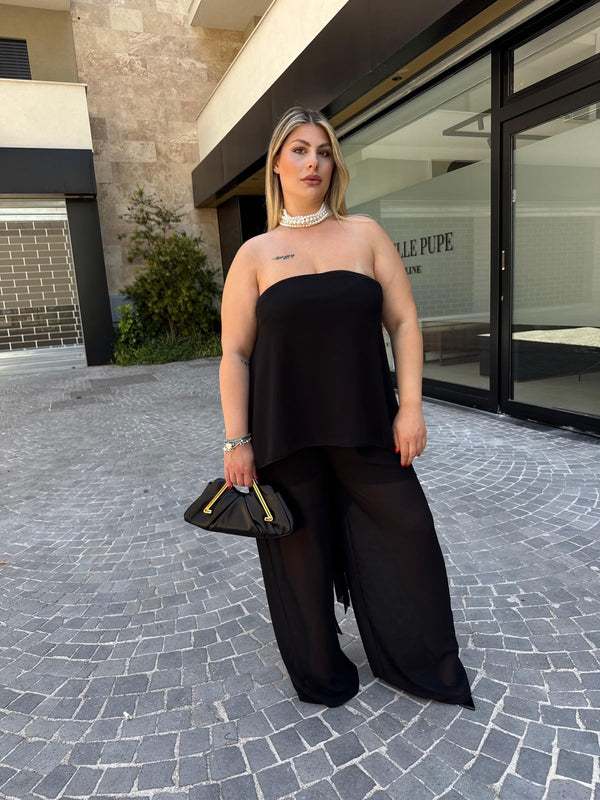 Tuta intera con velo curvy