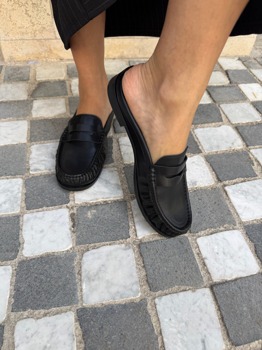 Mocassino mule
