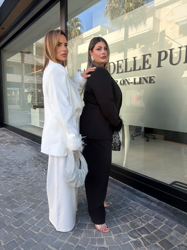Tailleur piuma curvy