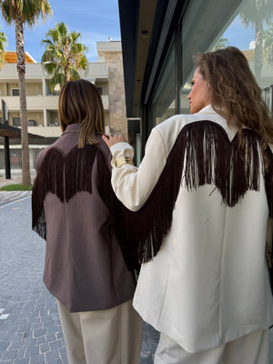 Giacca con frange by Lumina