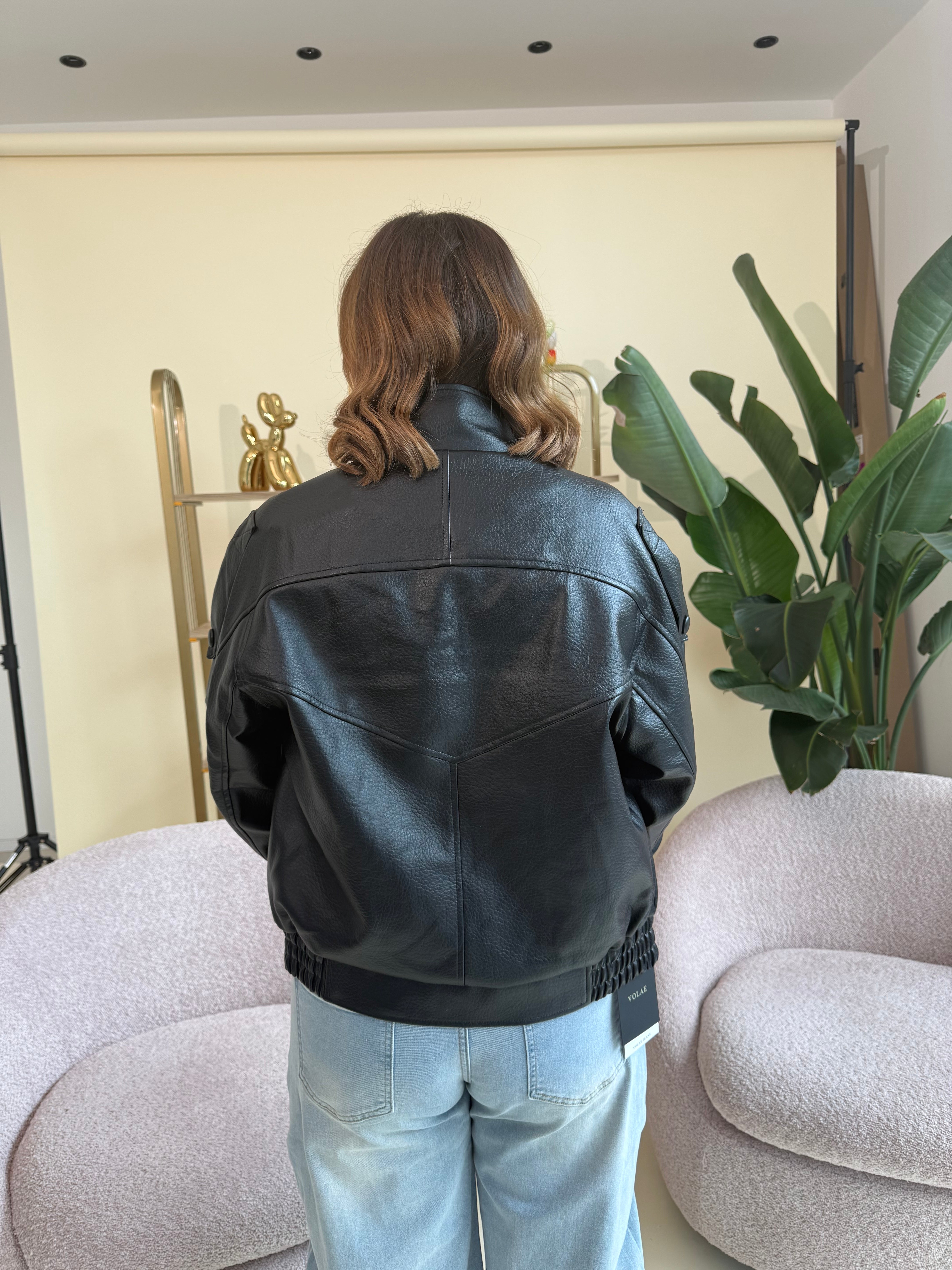 Chiodo bomber ecopelle Zarah