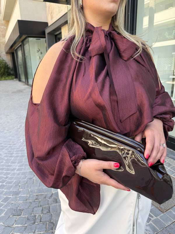 Camicia satinata