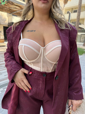 Corpetto steccato curvy