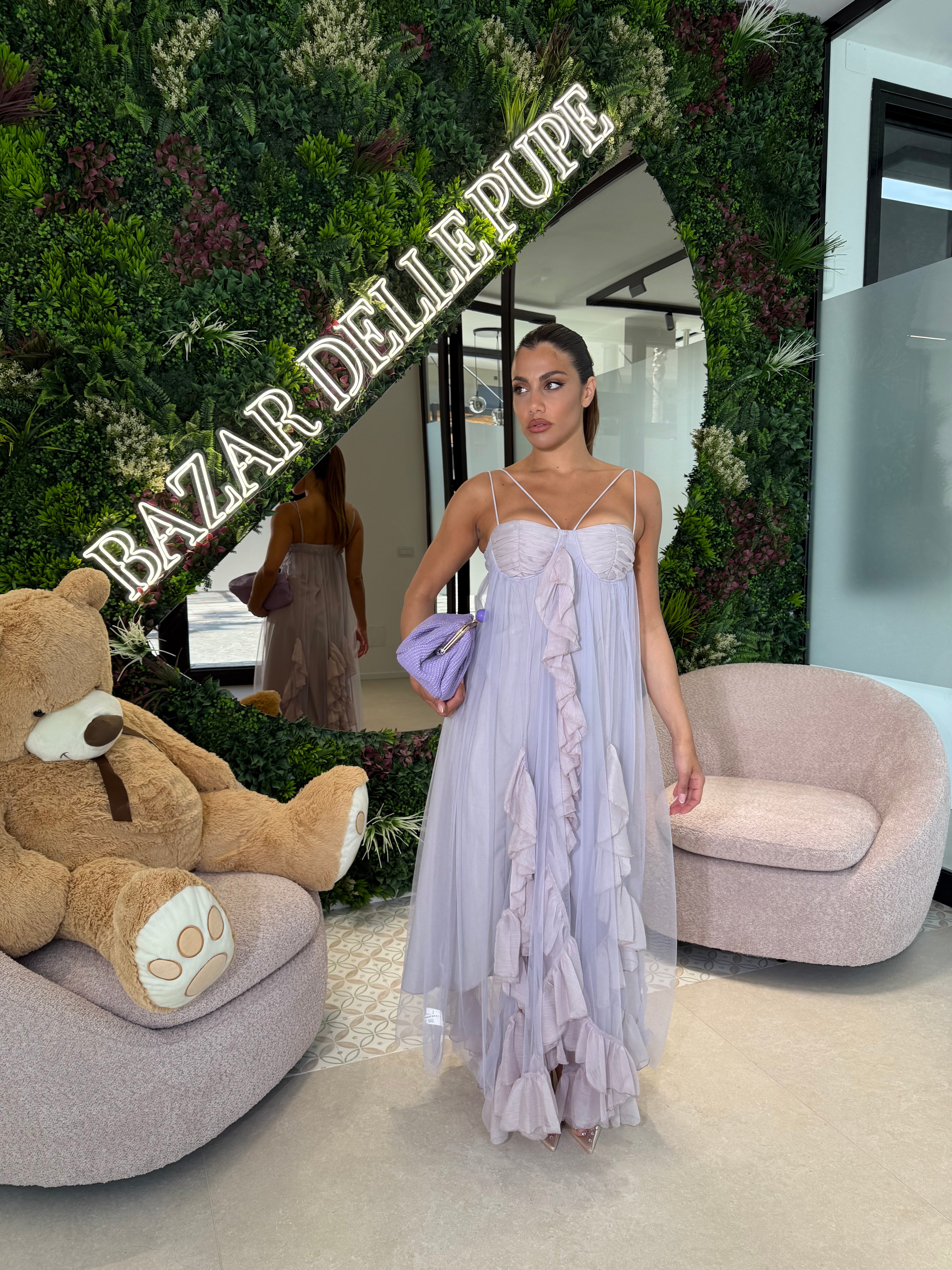 Abito in tulle con bustino