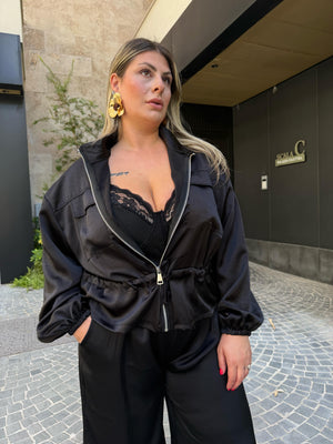 Cordset in raso con laccio